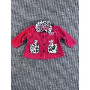Vintage Disney 102 Dalmatians Jacket 18 Months Long Sleeve Dalmatian Puppy Print